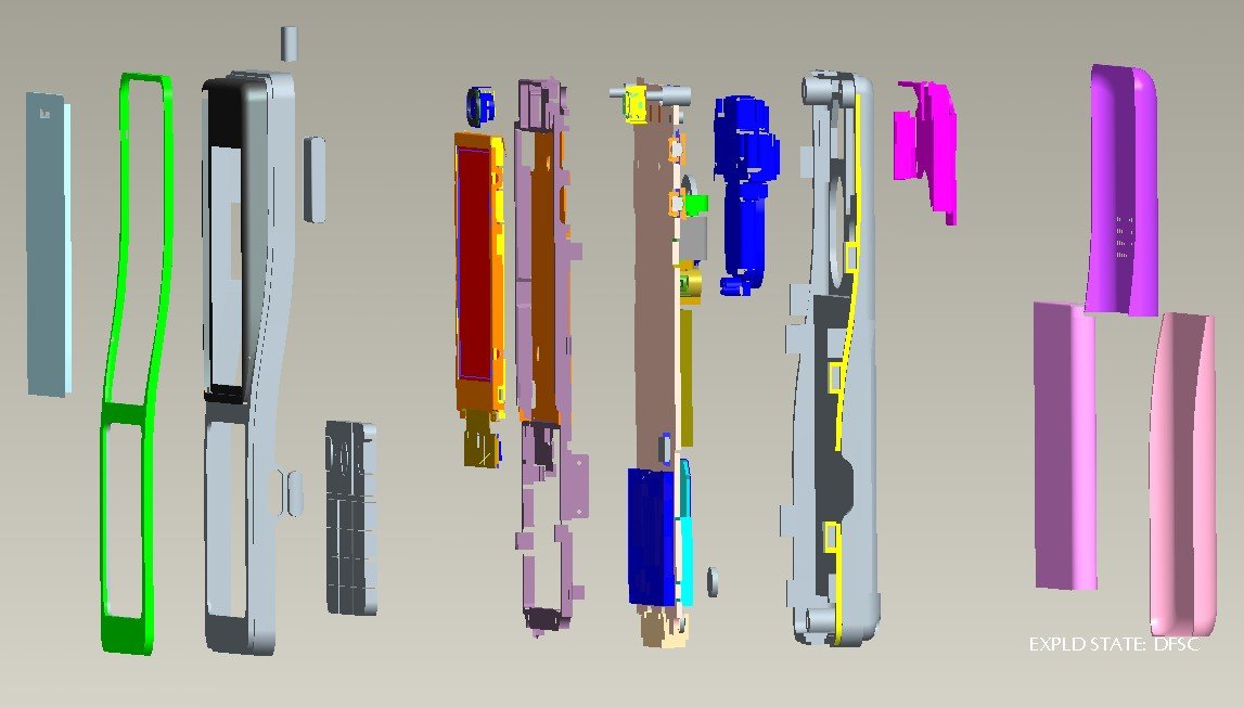 Sony K530 — Mechanical Architecture & Manufacturing — structure view